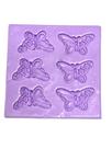 F1575 molde de silicone borboletas confeitaria biscuit