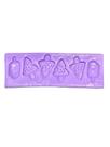 F1585 molde de silicone picolés confeitaria biscuit