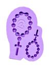 F1623 molde de silicone mini terço confeitaria biscuit