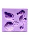 F1655 molde de silicone fundo do mar confeitaria biscuit