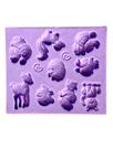F1676 molde de silicone mini bosque confeitaria biscuit