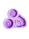 F1707 molde de silicone avós confeitaria biscuit
