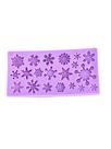 F1721 molde de silicone floco de neve confeitaria biscuit