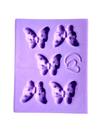 F1734 molde de silicone borboleta confeitaria biscuit