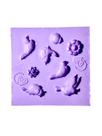 F1753 molde de silicone passarinho confeitaria biscuit