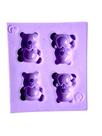 F1765 molde de silicone urso confeitaria biscuit