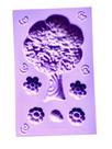 F1769 molde de silicone árvore confeitaria biscuit