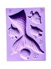 F1776 molde de silicone fundo do mar confeitaria biscuit