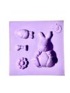 F1793 molde de silicone páscoa confeitaria biscuit