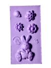 F1794 molde de silicone páscoa confeitaria biscuit