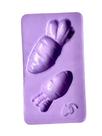F1795 molde de silicone páscoa confeitaria biscuit