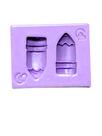 F1827 molde de silicone lápis confeitaria biscuit