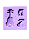 F1848 molde de silicone musical confeitaria biscuit
