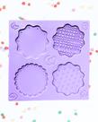 F1856 molde de silicone confescalope / baseeitaria biscuit