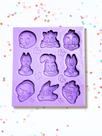 F1868 molde de silicone turma do piu-piu confeitaria biscuit