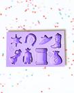 F1878 molde de silicone cowboy / country confeitaria biscuit