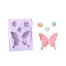 F857 molde de silicone borboleta confeitaria artesanato
