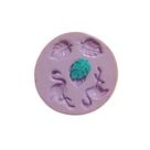 F967 molde de silicone flamingo confeitaria biscuit