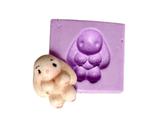 F980 molde de silicone coelho confeitaria biscuit