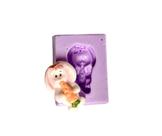 F982 molde de silicone coelhinhoconfeitaria biscuit