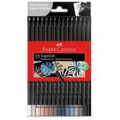 Faber Castell Estojo Escolar lápis Supersoft Neutras 15 Cores Faber Castell Estojo Escolar lápis Supersoft Neutras 15 Cores