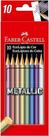 Faber-Castell Lápis de Cor Metallic c/ 10 cores Faber-Castell Lápis de Cor Metallic c/ 10 cores
