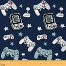 Fabric Castle Fairy Gamepad para jogos de vídeo azul 1 jarda