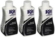 Fabric Dye Rit Liquid Black, 240 ml, pacote com 3