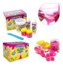 Fabrica de Slime Kimeleka Super Fluffy c/ Pompom e Micanga