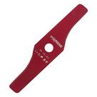Faca 2 Pontas Roçadeira 320mm Super Hard Furo 1" Aço Manganês
