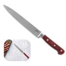 Faca 8" Ideal para Churrasco Grande Cabo em Madeira Mta Corte Preciso Premium