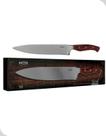 Faca 9" Steel Mor Aço Inox Cabo Madeira