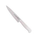 Faca Aço Inox Para Carne 8 Tramontina Profissional 32cm Cabo Plástico Branco Antimicrobiano Faca Aço Inox Para Carne 8 Tramontina Profissional 32cm Cabo Plástico Branco Antimicrobiano