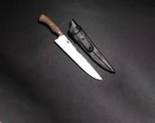 Faca Blacksmith Ponta Larga Cabo de Madeira Inox 5mm