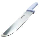 Faca Cabo Branco Nylon de 10" - Açougueiro Churrasco Cozinha Carne Aço Inox Prime Confort Profissional Blanc - PANAMI