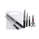 Faca cabo preto kit com 7 PCS - WESTERN