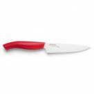Faca Ceramica Kyocera Lamina Branca 4.5 Cabo Vermelho Utility Ergonomic