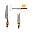 Faca Chef 8'' Inox Cabo Marrom PP Cozinha Profissional Casita