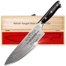 Faca Chef Funistree de 20 cm com presente gravado de melhor marido de todos os tempos Faca Chef Funistree de 20 cm com presente gravado de melhor marido de todos os tempos