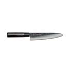Faca Chef Japonesa Black em Aço Damasco Shippu e cabo em Madeira 21 cm 8,5 polegadas Tojiro