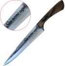 Faca Churrasco Artesanal Carbono 9pol Personalizada C/ Nome