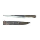 Faca Churrasco Gaúcha 2008CMR 8'' Carbono Rústica Full Tang Madeira