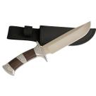 Faca De Caça Pesca Churrasco Luxo Inox A44
