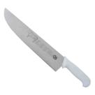 Faca de Carne Profissional Aço Inox Nº12 Cabo Branco Ashoria Faca de Carne Profissional Aço Inox Nº12 Cabo Branco Ashoria