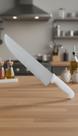 Faca De Carne Profissional Inox 12 Polegadas Cabo Branco Faca De Carne Profissional Inox 12 Polegadas Cabo Branco
