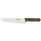 Faca De Carne Tramontina 10 Aço Inox E Cabo Polywood Castanho
