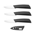 Faca De Cerâmica De 3, 4 E 5 Polegadas, Resistente À Ferrugem, Portátil, Para Preparação De Frutas E Faca De Cerâmica De 3, 4 E 5 Polegadas, Resistente À Ferrugem, Portátil, Para Preparação De Frutas E