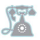 Faca de Corte AM - Telefone Vintage