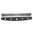 Faca de corte de pizza de aço inoxidável curva grande 35,7x9,8cm
