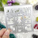 Faca de corte em metal Lapoo Veado 9,7 x 9,4 cm para scrapbooking